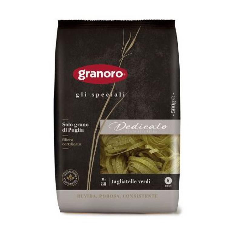 GranoroDedicato zöld Tagliatelle500g 
