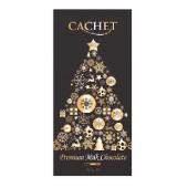 Cachet Xmas tejcsokoládé tábla fekete 31% 100g