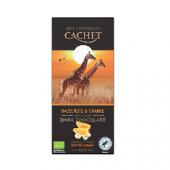 Cachet ét tábla narancs-mogyoró 55% org 90g  