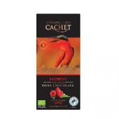 Cachet ét tábla málna 55% org 90g