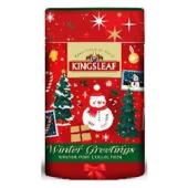 Kingsleaf Fekete tea henger Eper&karamell 50g