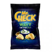 Mr.Check hagymás & tejfölös hullámos Chips 90g 