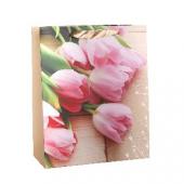 Dísztasak rózsaszín tulipánok - KÖZEPES